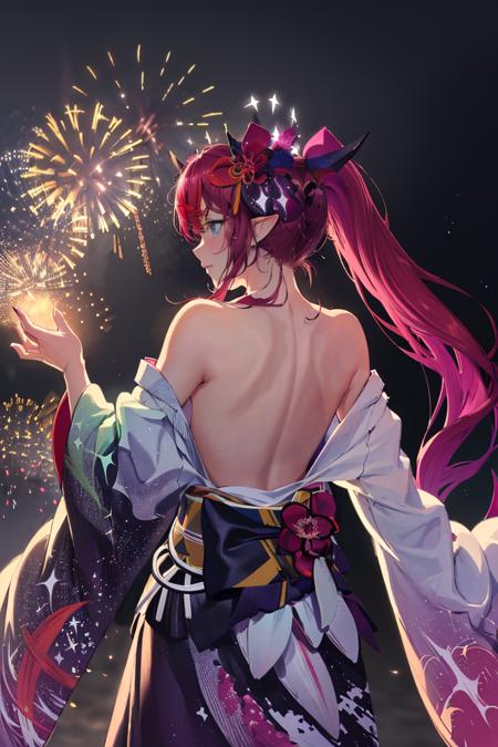 18779-826619335-masterpiece, best quality, absurdres, IrysNewYears, heterochromia, twintails, hair flower, print kimono, wide sleeves, obi, auro.png